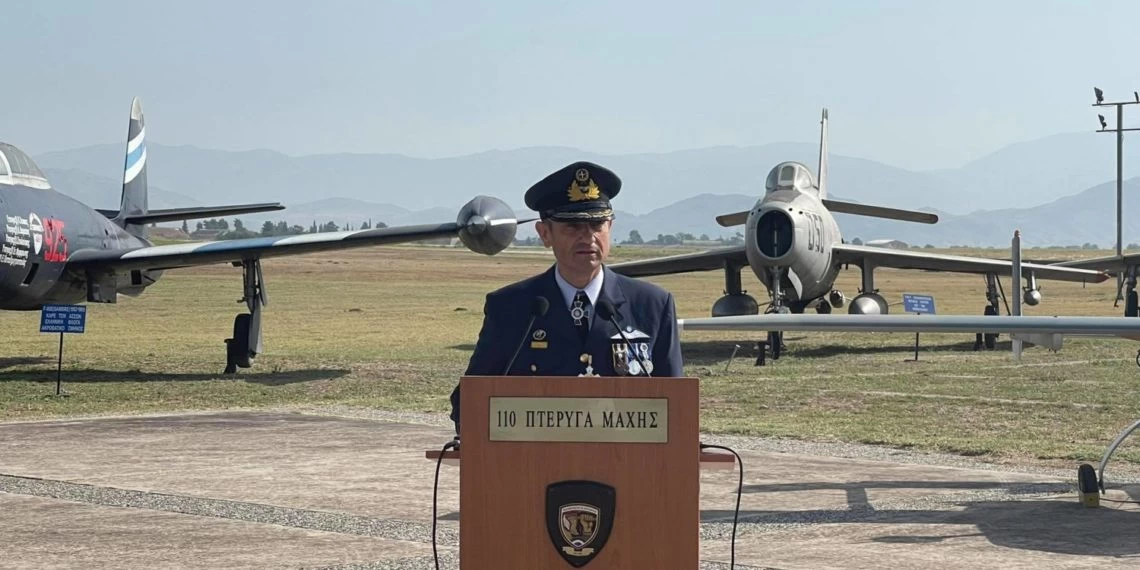 «Αλλαγή φρουράς» στην 110 ΠΜ – Ανέλαβε διοικητής ο σμήναρχος Αργύριος Μουστρούφης